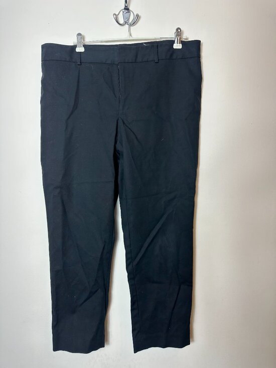Escada Pants - ESCADA Black Wool Casual Pants Women's Size 46